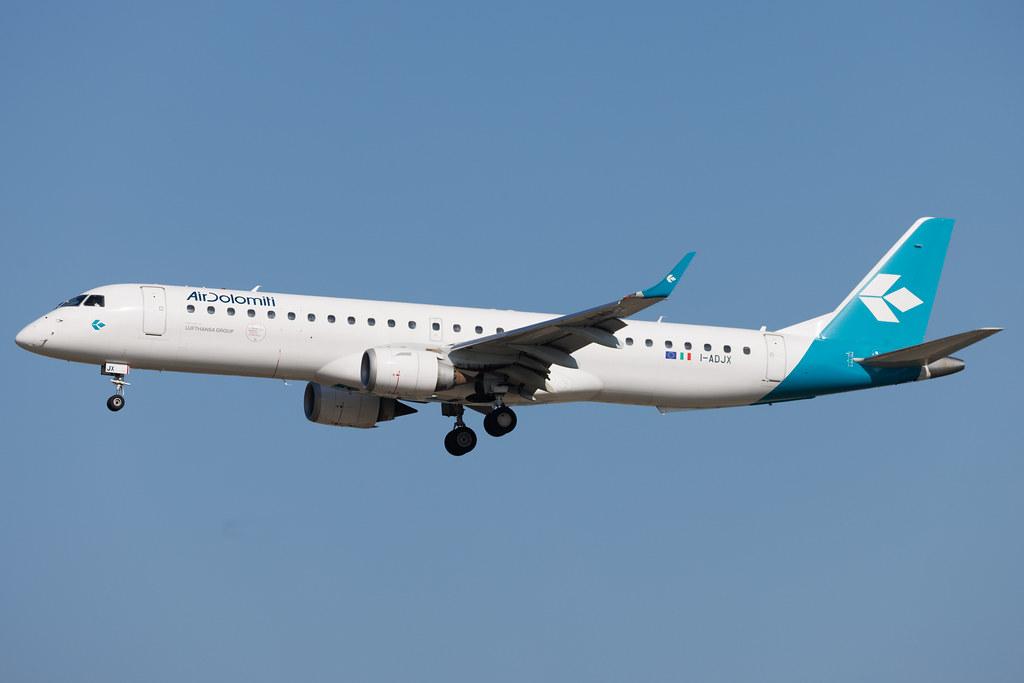 Frankfurt Airport: Air Dolomiti (EN / DLA) | Embraer E195LR E195 | I-ADJX | MSN 19000305