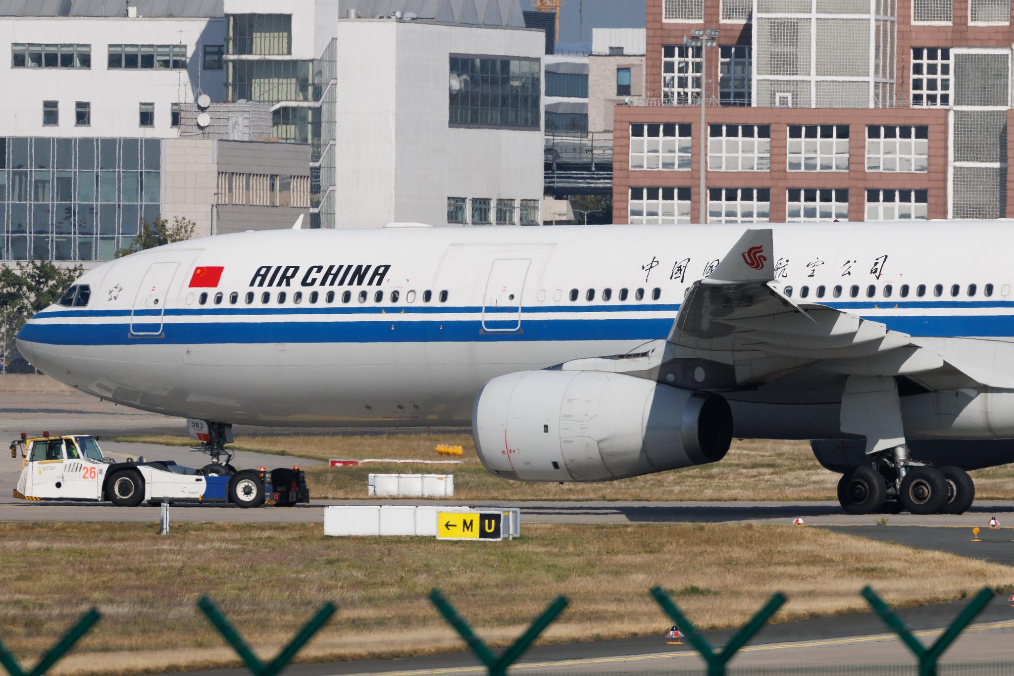 Frankfurt Airport: Air China (CA / CCA) | Airbus A330-343 A333 | B-8383 | MSN 1802