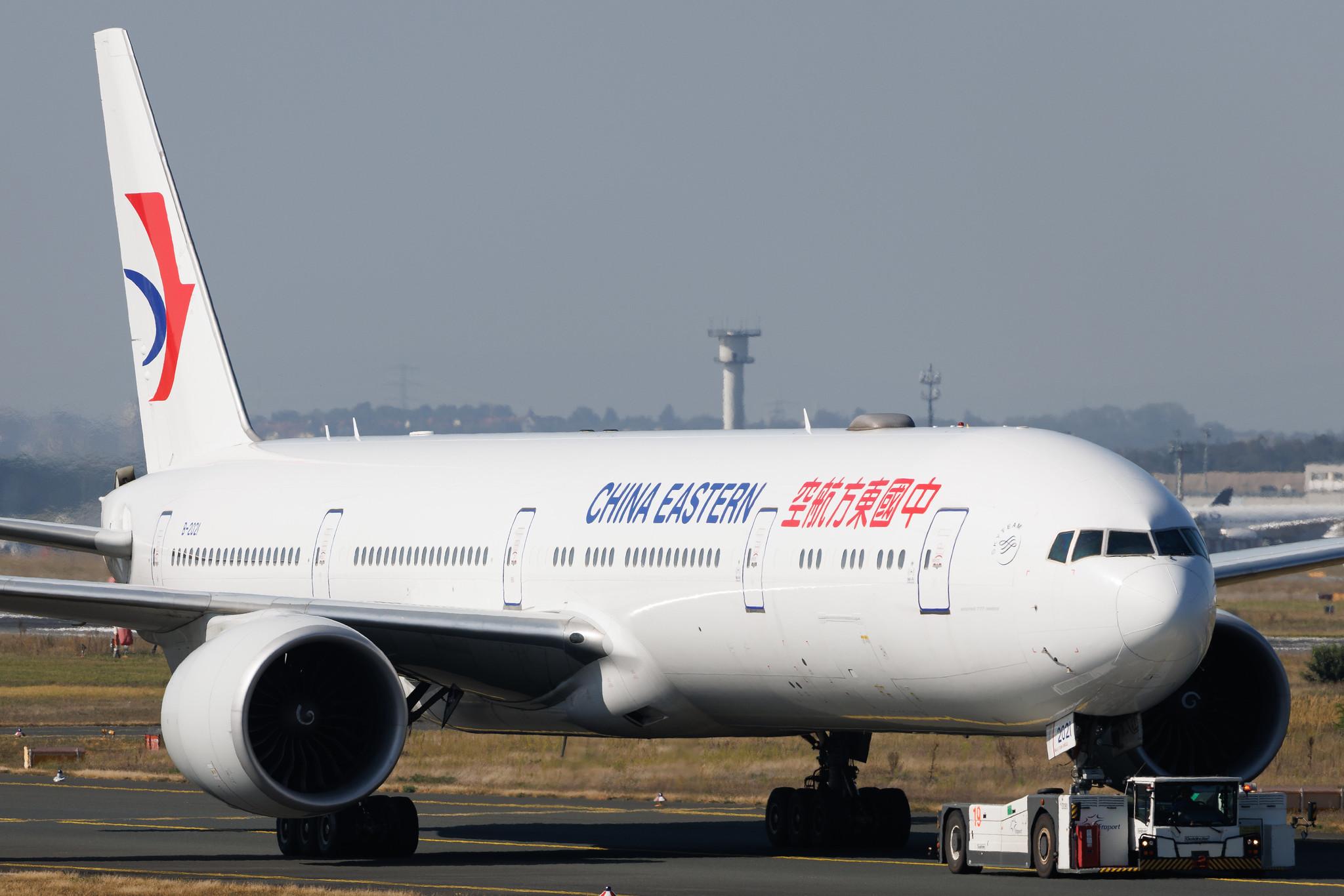 Frankfurt Airport: China Eastern Airlines (MU / CES) | Boeing 777-39P(ER) B77W | B-2021 | MSN 43273