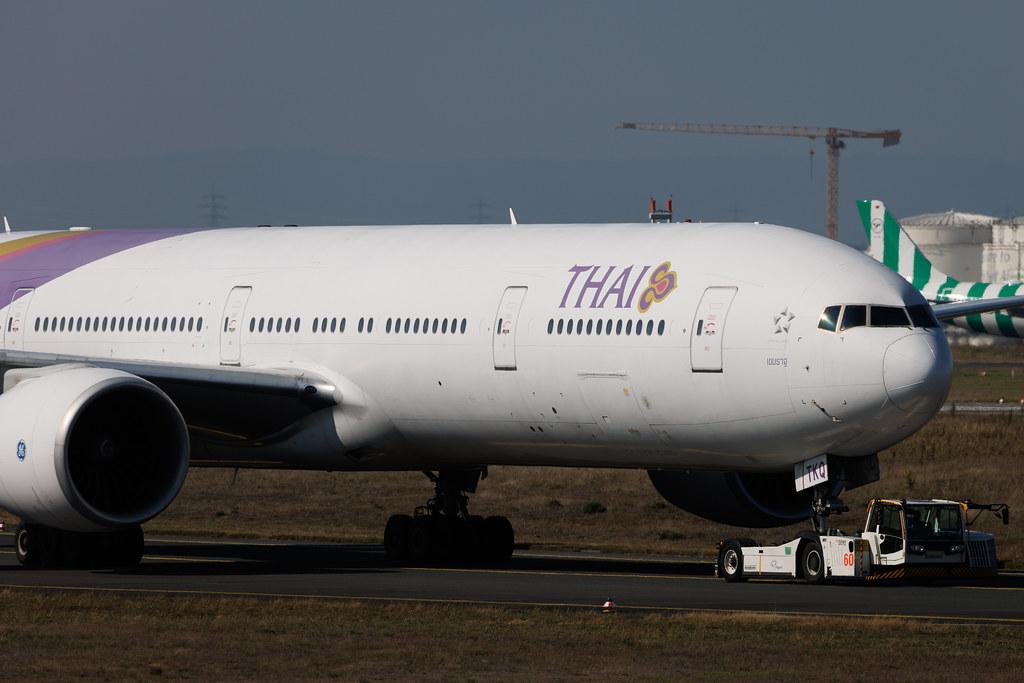 Frankfurt Airport: Thai Airways (TG / THA) | Boeing 777-3AL(ER) B77W | HS-TKQ | MSN 41526