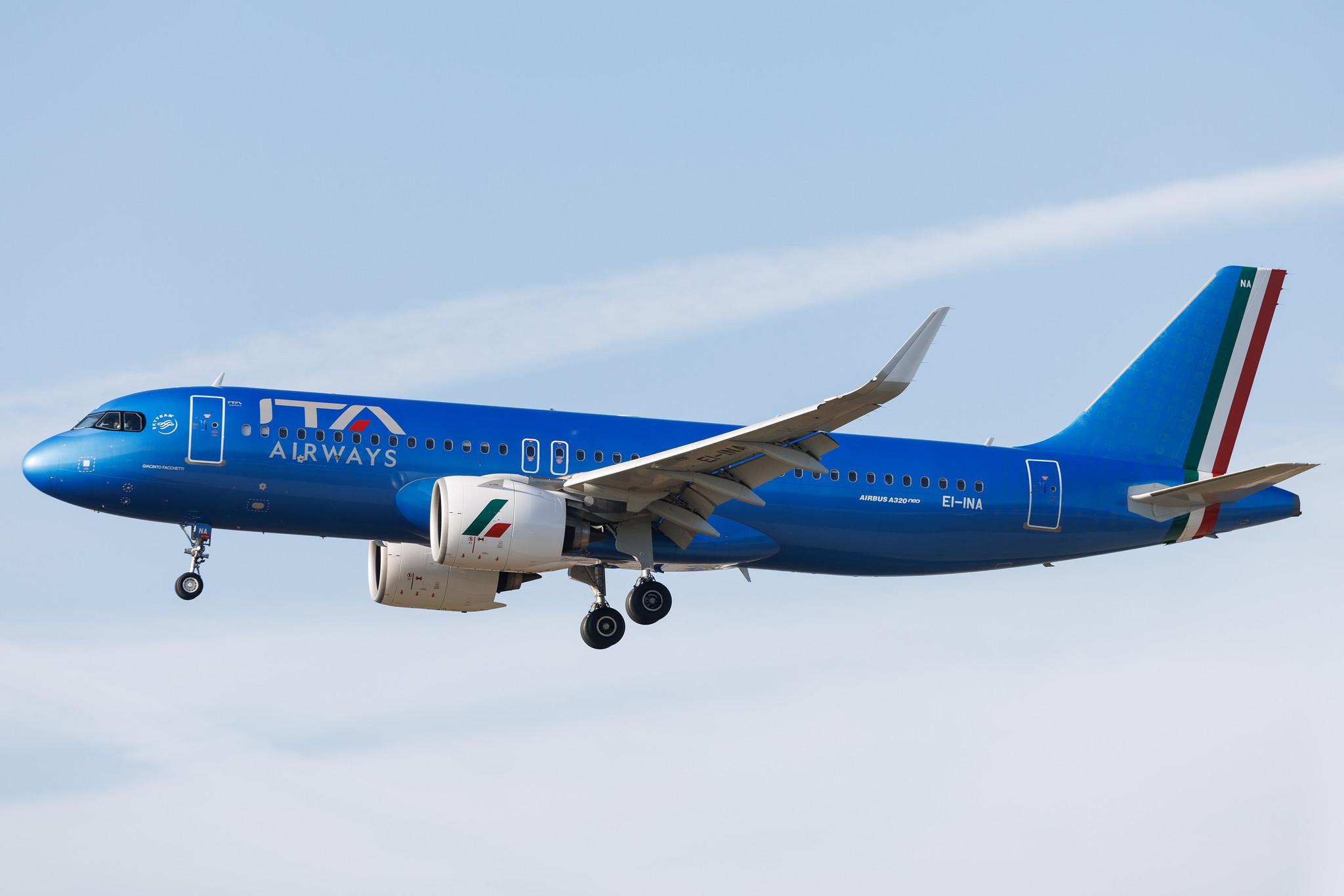 Frankfurt Airport: ITA Airways (AZ / ITY) | Airbus A320-272N A20N | EI-INA | MSN 11201