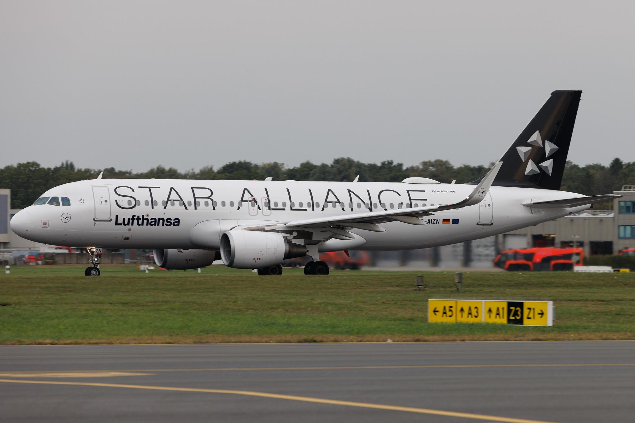 Hamburg Airport: Lufthansa (LH / DLH) | Livery: Star Alliance Livery | Airbus A320-214 A320 | D-AIZN | MSN 5425