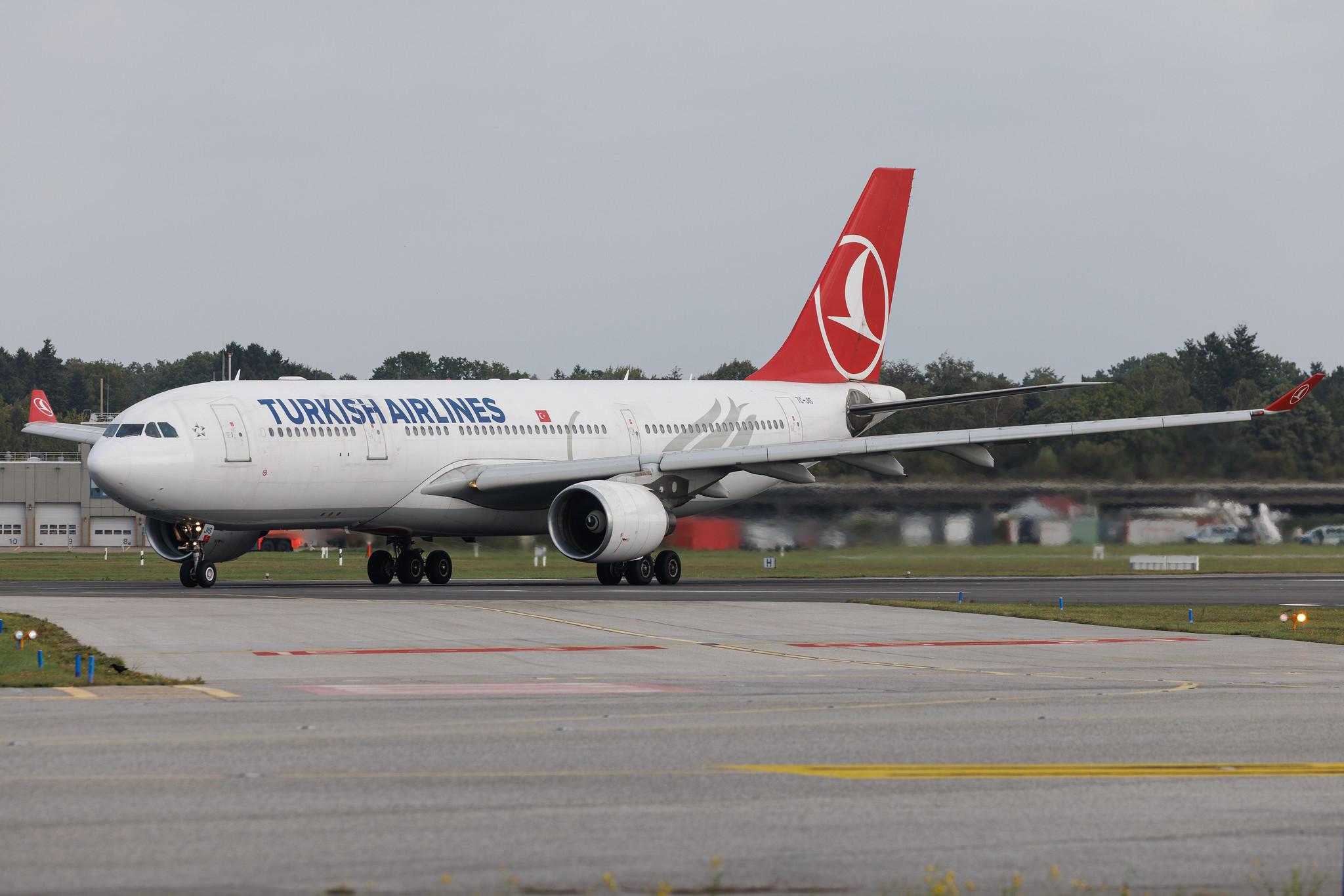 Hamburg Airport: Turkish Airlines (TK / THY) | Airbus A330-223 A332 | TC-JIS | MSN 0961