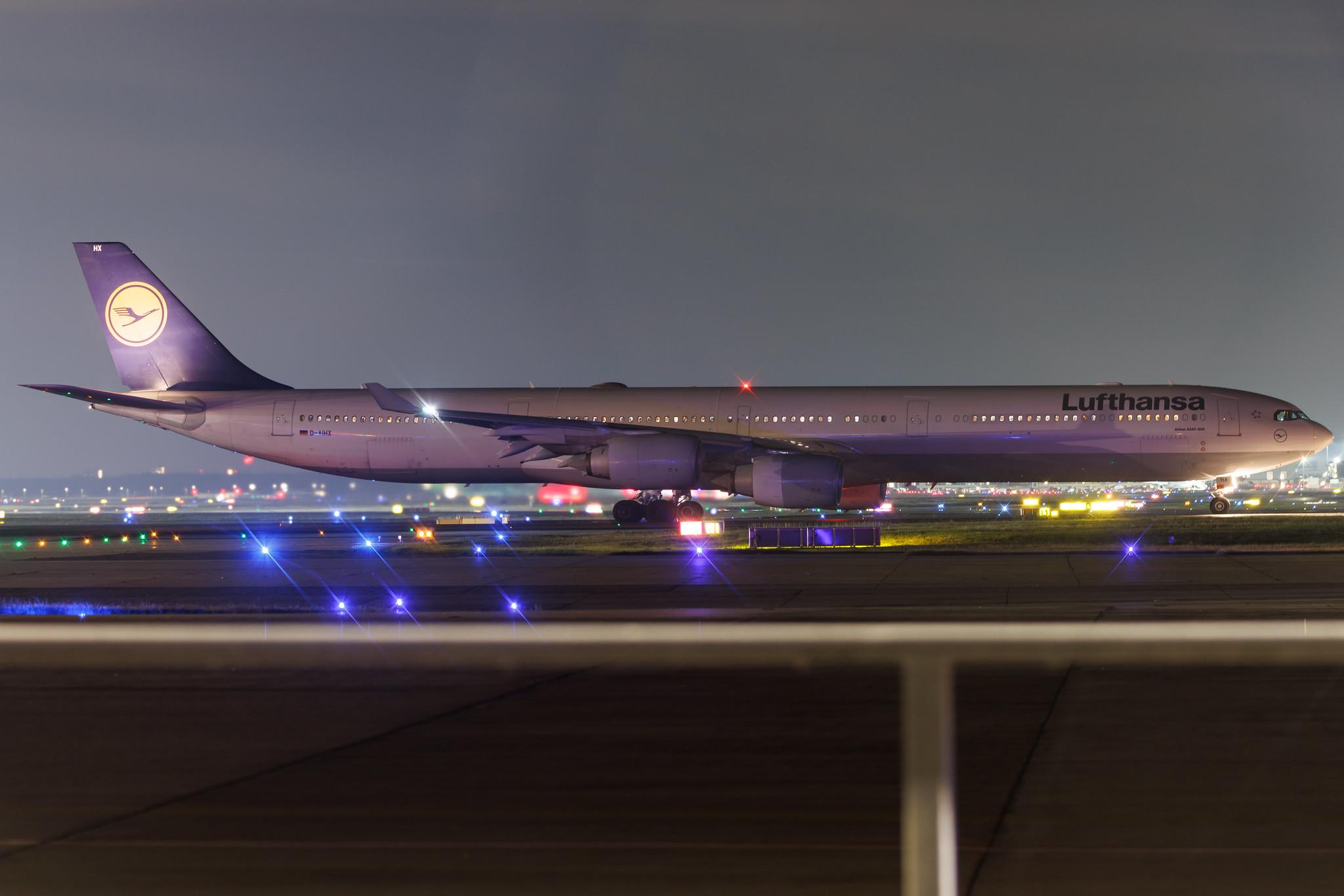 Frankfurt Airport: Lufthansa (LH / DLH) | Airbus A340-642 A346 | D-AIHX | MSN 0981