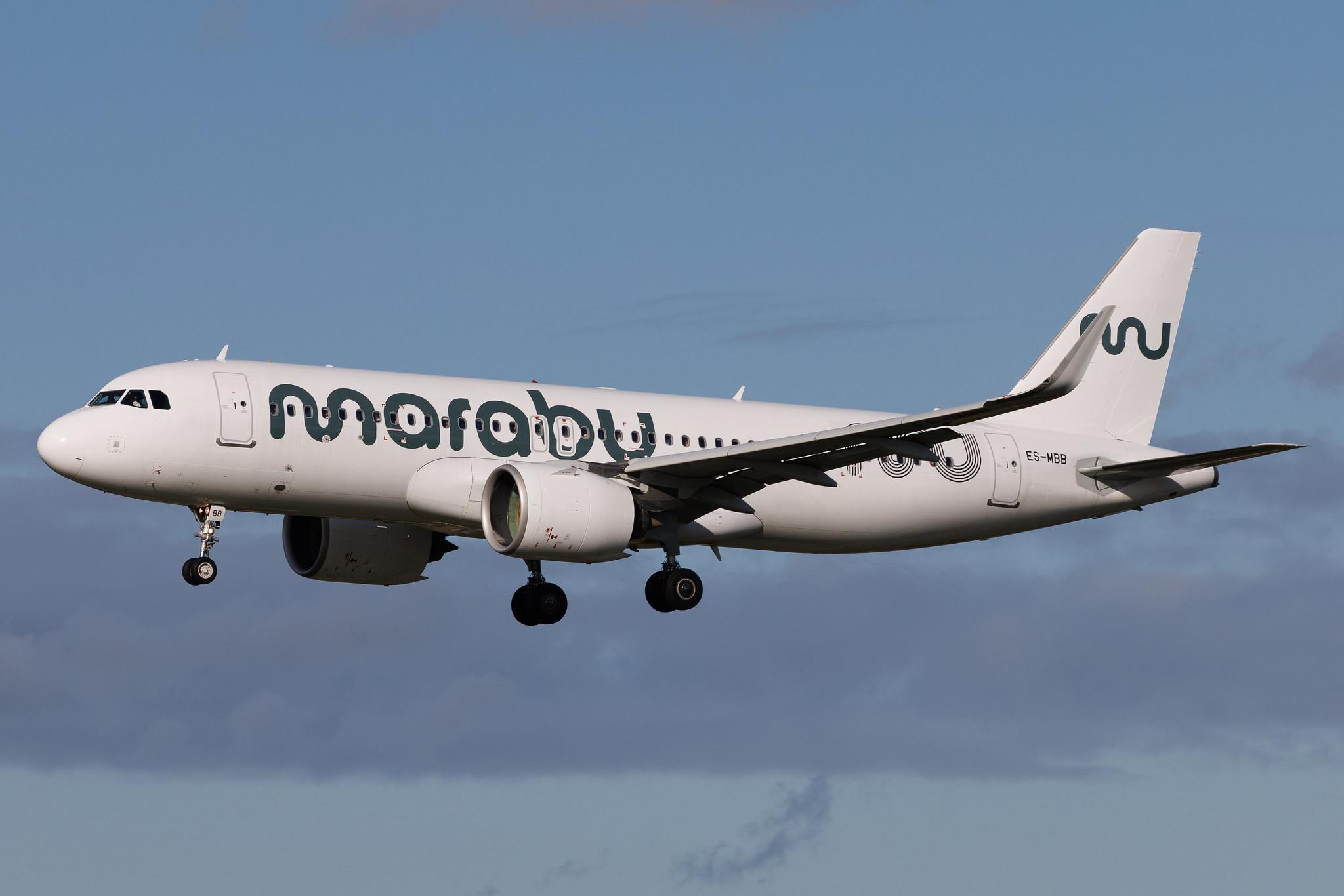 Hamburg Airport: Marabu (DI / MBU) | Airbus A320-271N A20N | ES-MBB | MSN 06914