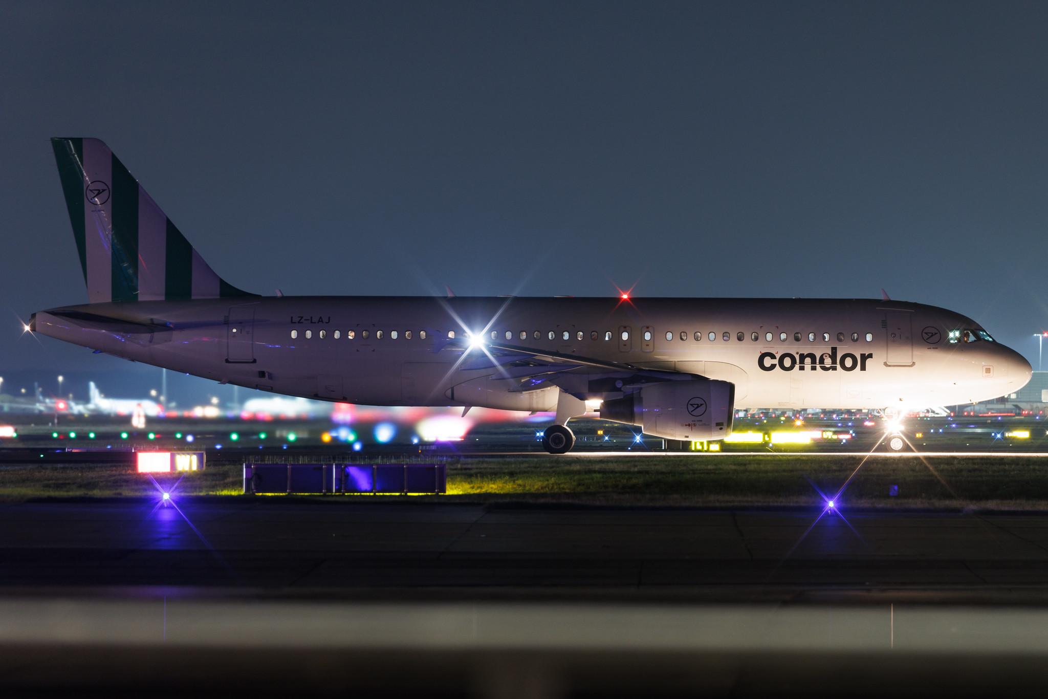 Frankfurt Airport: Condor (DE / CFG) | Operator: European Air Charter | Airbus A320-214 A320 | LZ-LAJ | MSN 02764