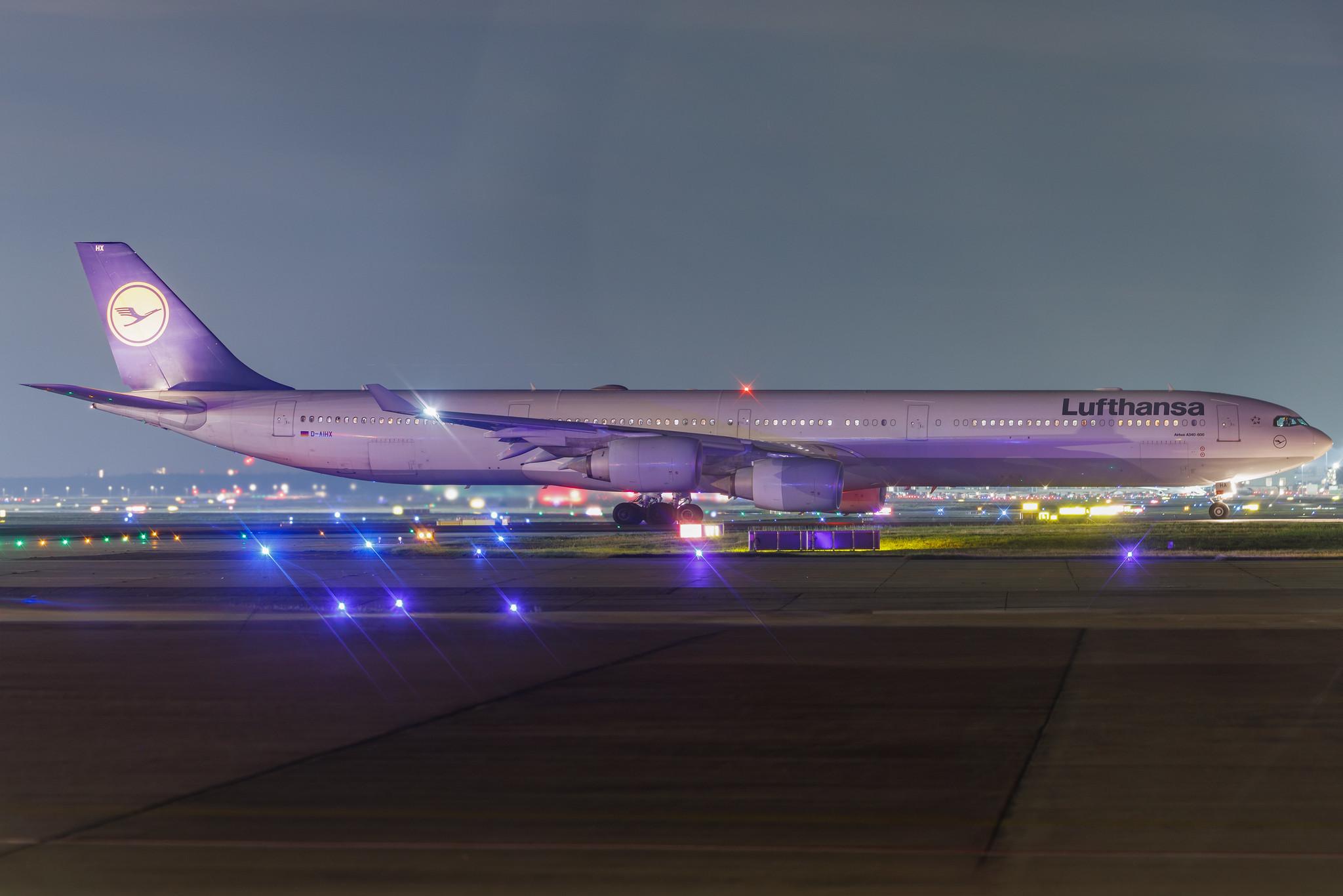 Frankfurt Airport: Lufthansa (LH / DLH) | Airbus A340-642 A346 | D-AIHX | MSN 0981