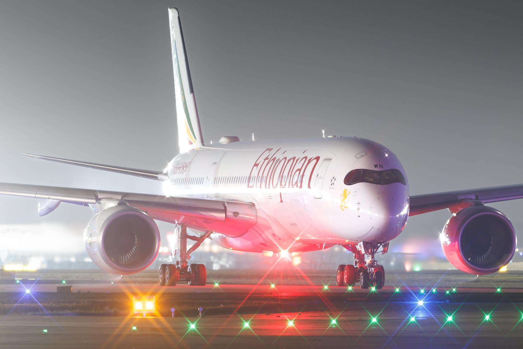 Frankfurt Airport: Ethiopian Airlines (ET / ETH) | Airbus A350-941 A359 | ET-AWN | MSN 310