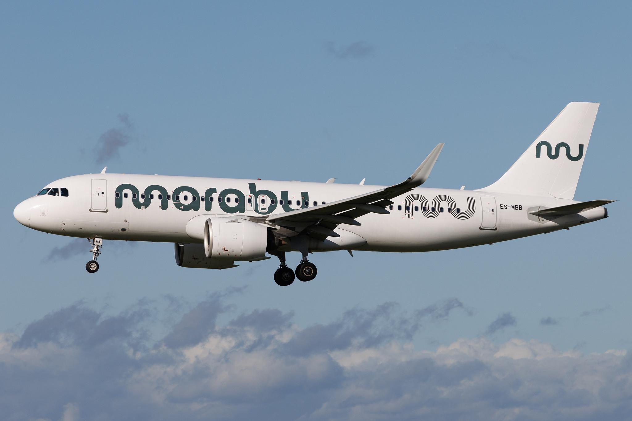 Hamburg Airport: Marabu (DI / MBU) | Airbus A320-271N A20N | ES-MBB | MSN 06914