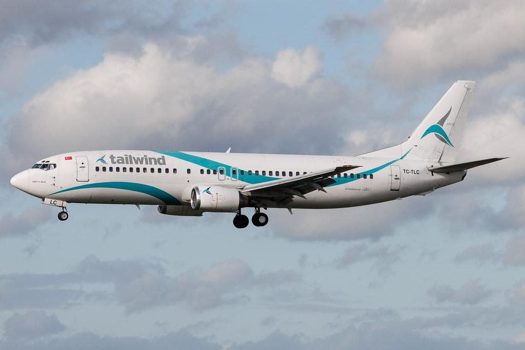 Hamburg Airport: Tailwind Airlines (TI / TWI) | Boeing 737-4Q8 B734 | TC-TLC | MSN 25112