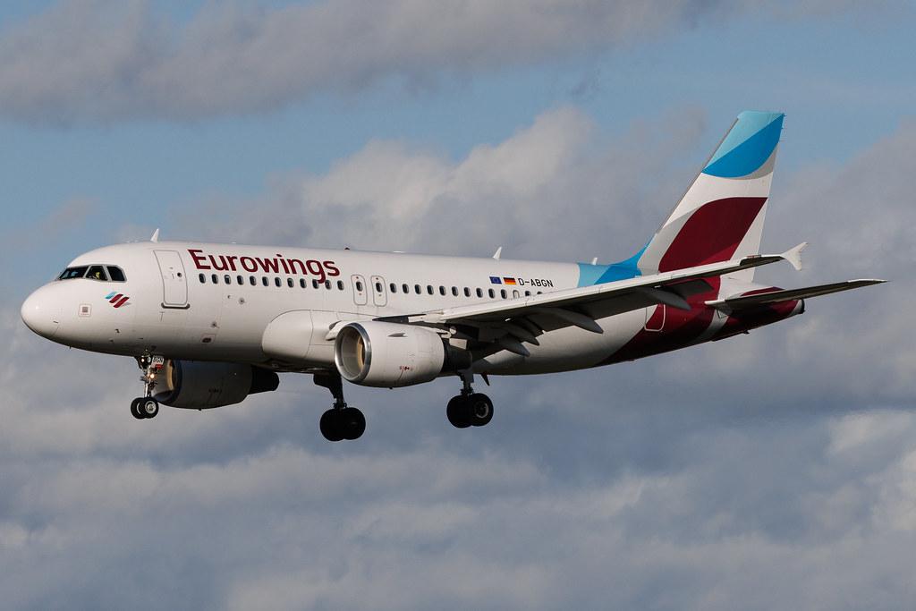 Hamburg Airport: Eurowings (EW / EWG) | Airbus A319-112 A319 | D-ABGN | MSN 3661
