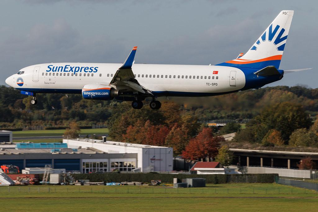 Hamburg Airport: SunExpress (XQ / SXS) | Boeing 737-8AS B738 | TC-SPD | MSN 34985