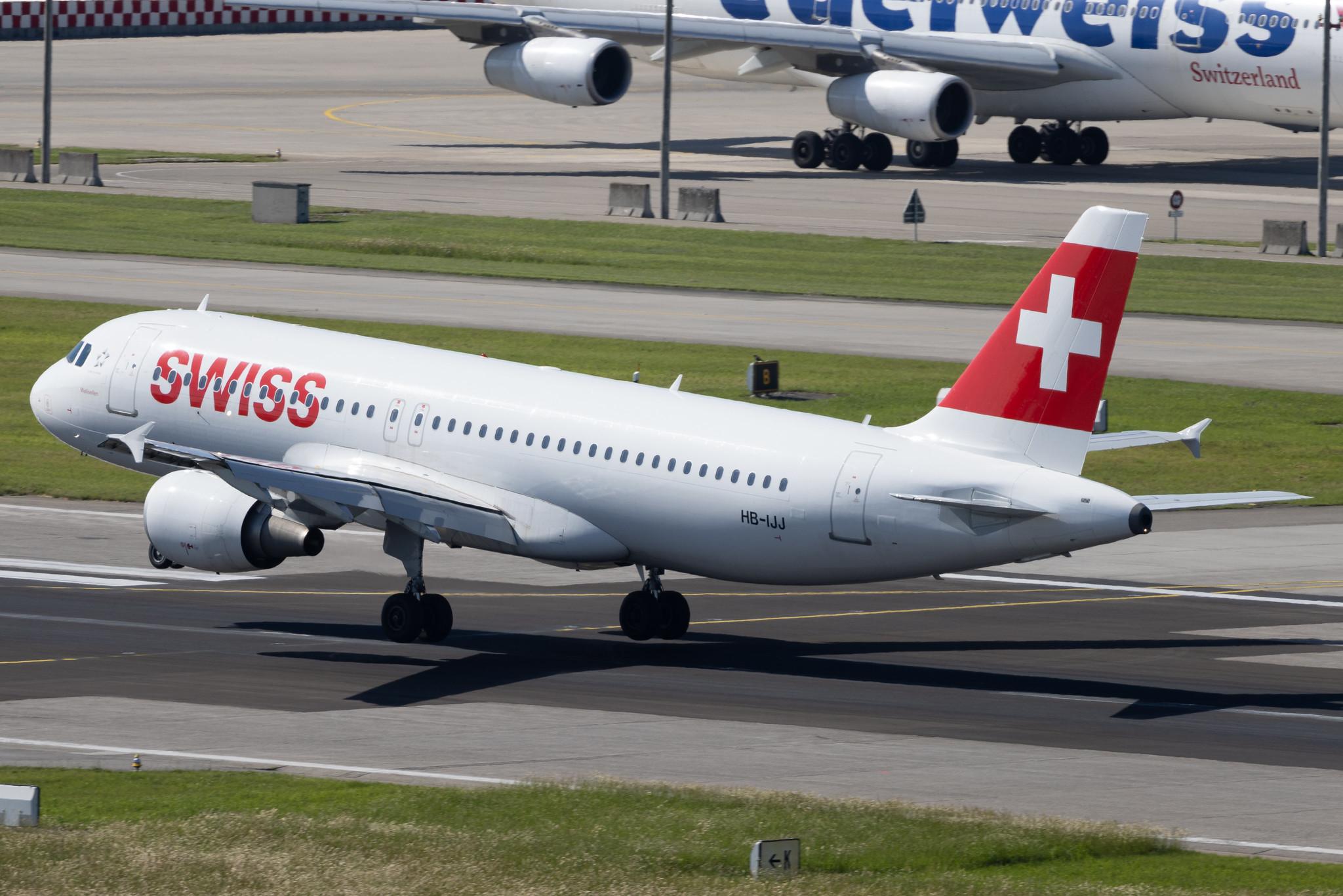 Flughafen Zürich: Swiss (LX / SWR) | Airbus A320-214 A320 | HB-IJJ | MSN 0585