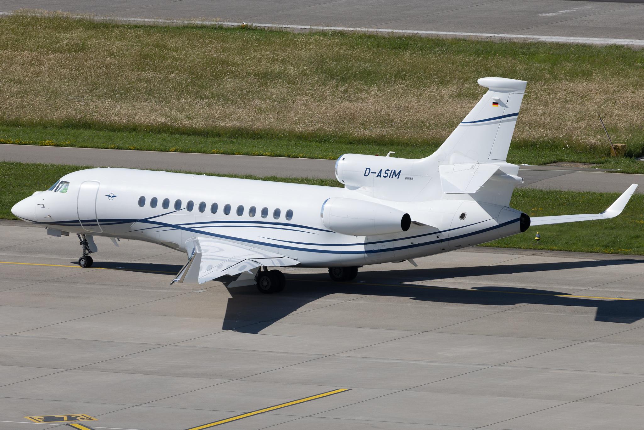 Flughafen Zürich: Air Hamburg (/ AHO) | Dassault Falcon 7X FA7X | D-ASIM | MSN 106