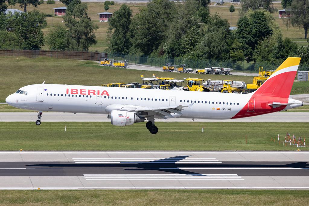 Flughafen Zürich: Iberia (IB / IBE) | Airbus A321-212 A321 | EC-JQZ | MSN 2736