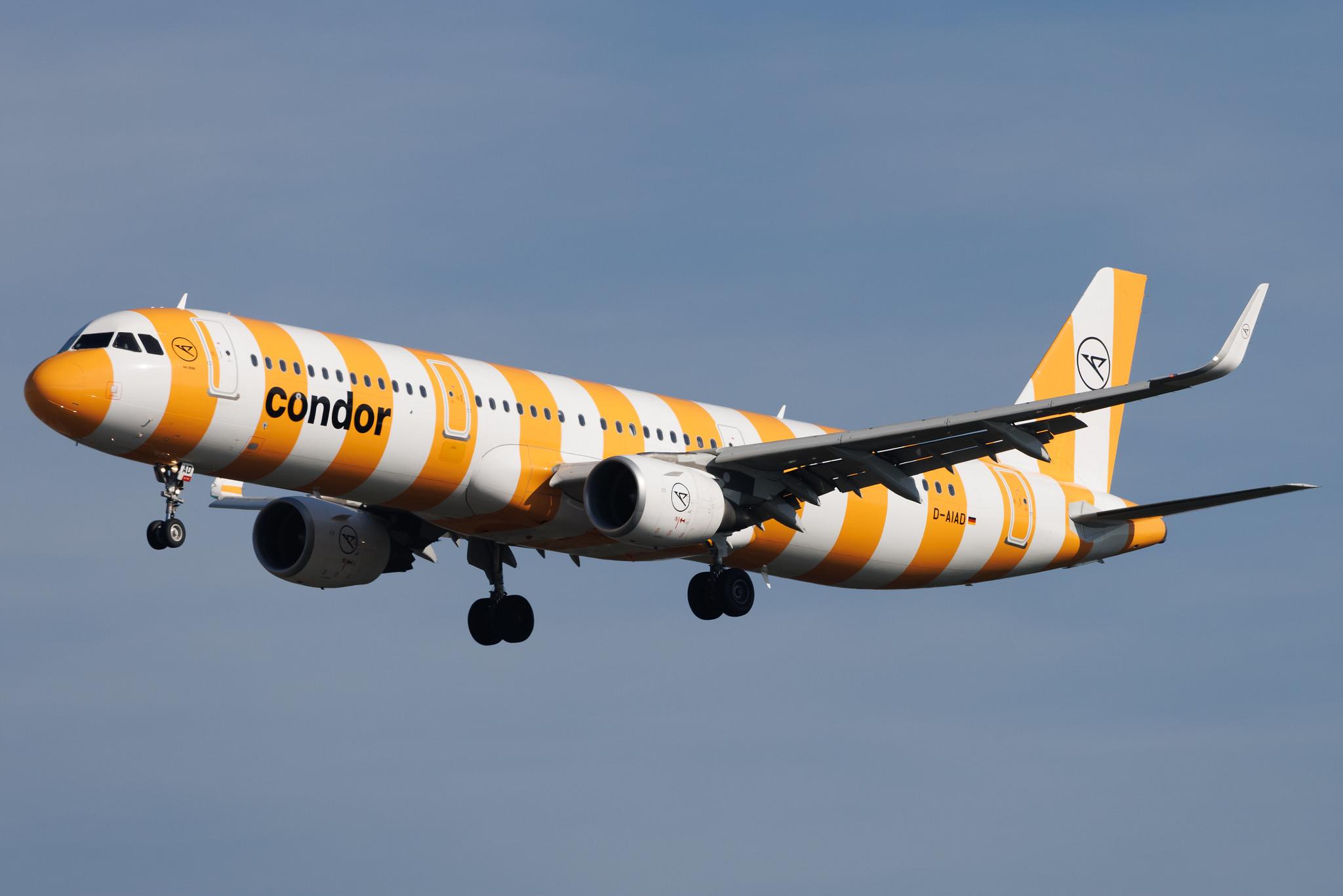 Frankfurt Airport: Condor (DE / CFG) | Airbus A321-211 A321 | D-AIAD | MSN 6053