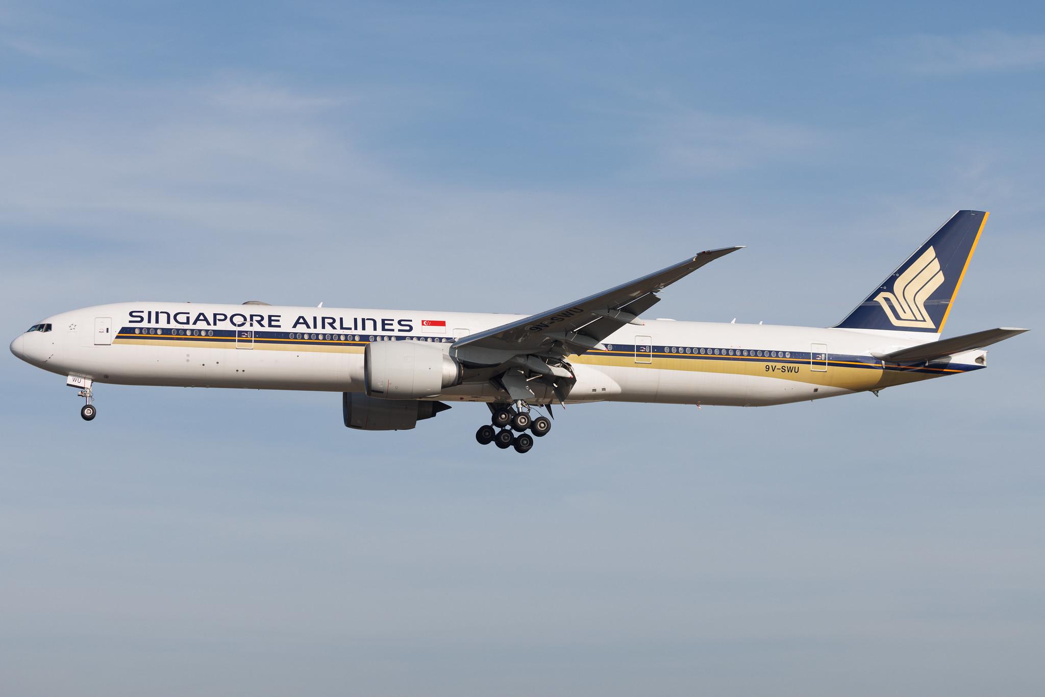 Frankfurt Airport: Singapore Airlines (SQ / SIA) | Boeing 777-312(ER) B77W | 9V-SWU | MSN 42235