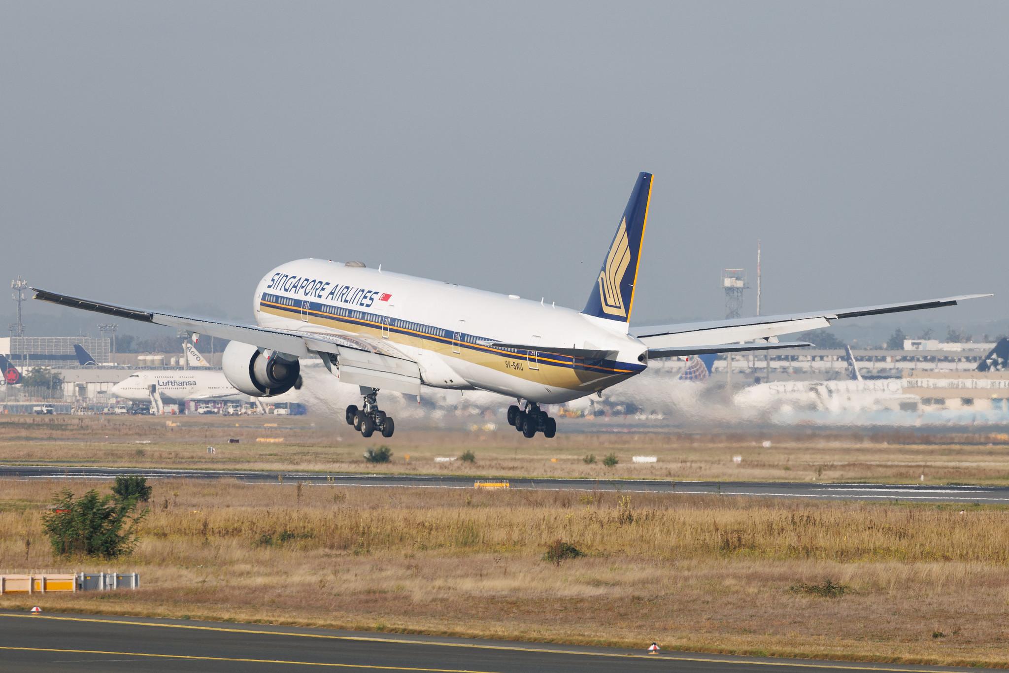 Frankfurt Airport: Singapore Airlines (SQ / SIA) | Boeing 777-312(ER) B77W | 9V-SWU | MSN 42235