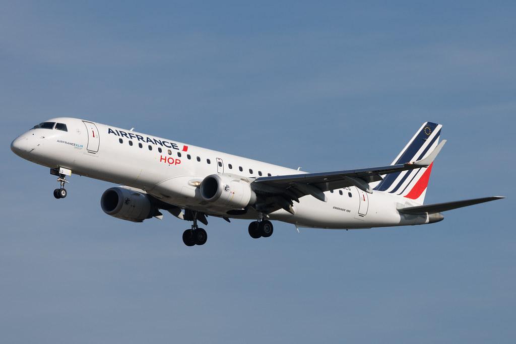 Frankfurt Airport: Air France (AF / AFR) | Operator: Air France Hop | Embraer E190STD E190 | F-HBLQ | MSN 19000773
