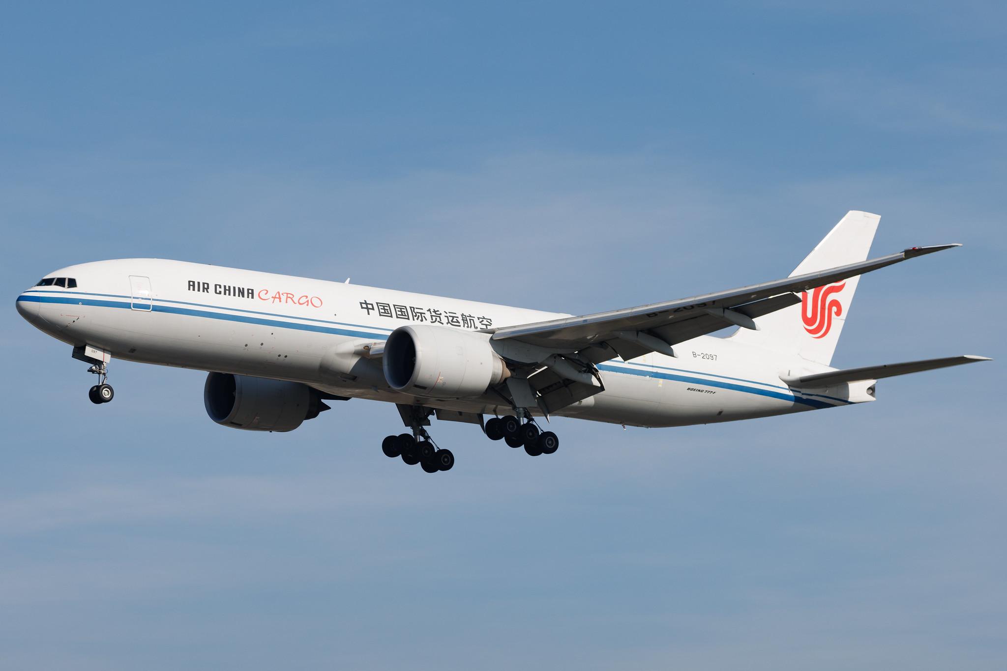 Frankfurt Airport: Air China Cargo (/ CAO) | Boeing 777-FFT B77L | B-2097 | MSN 44680