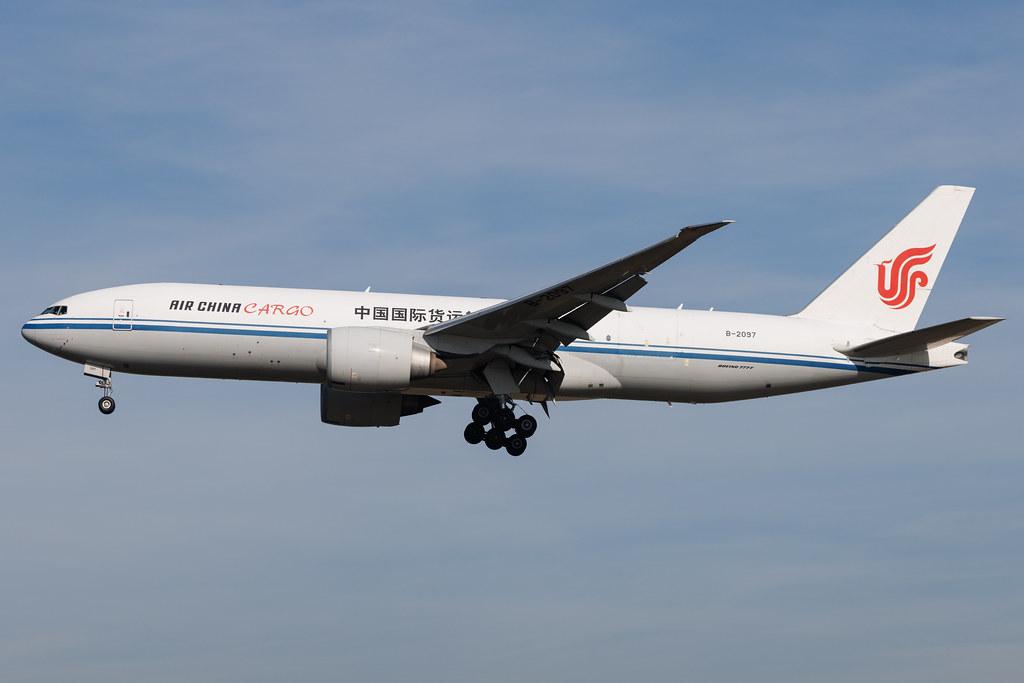 Frankfurt Airport: Air China Cargo (/ CAO) | Boeing 777-FFT B77L | B-2097 | MSN 44680