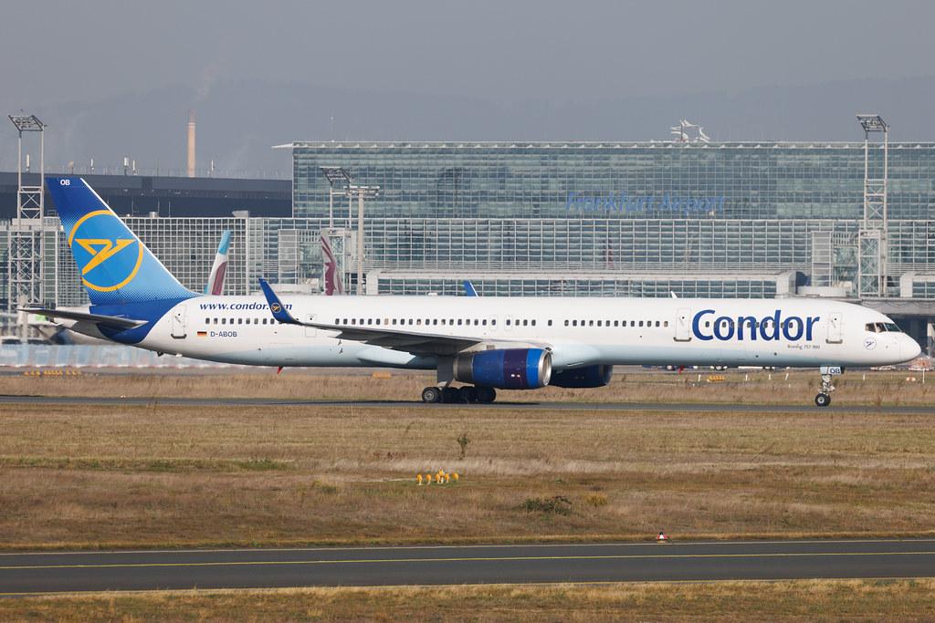 Frankfurt Airport: Condor (DE / CFG) | Boeing 757-330 B753 | D-ABOB | MSN 29017