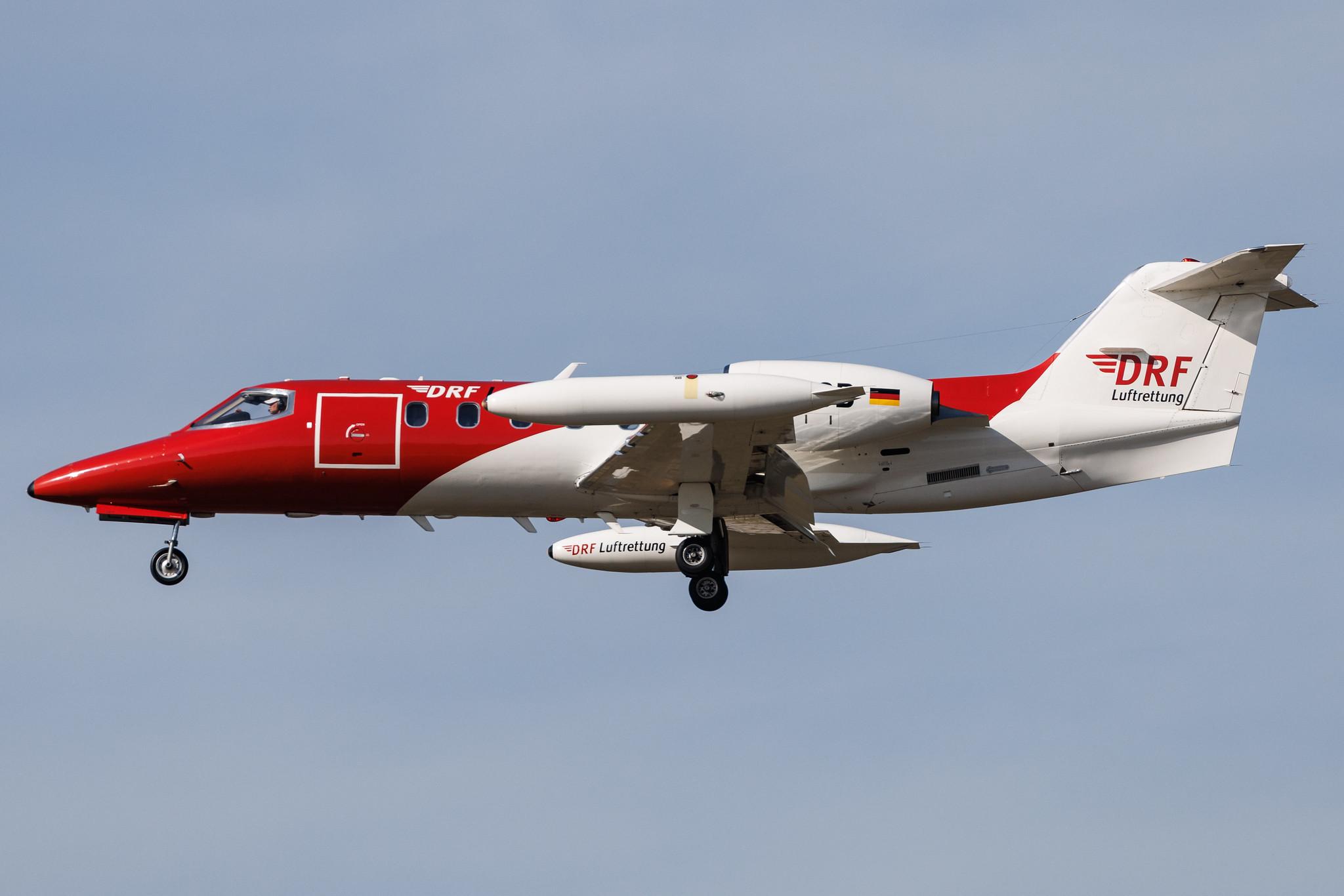 Frankfurt Airport: DRF Luftrettung (1I / AMB) | Livery: German Air Rescue | Learjet 35A LJ35 | D-CCCB | MSN 35-663