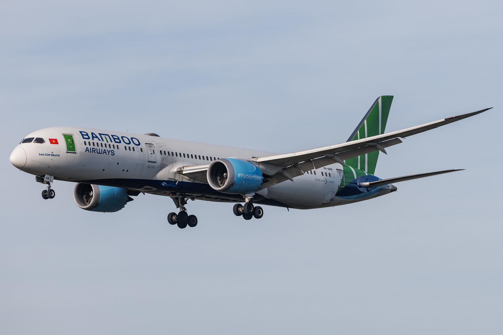 Frankfurt Airport: Bamboo Airways (QH / BAV) | Boeing 787-9 Dreamliner B789 | VN-A818 | MSN 62735
