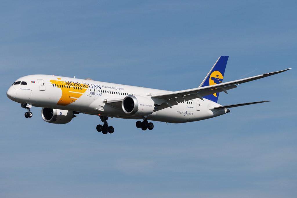 Frankfurt Airport: MIAT Mongolian Airlines (OM / MGL) | Boeing 787-9 Dreamliner B789 | EI-MGL | MSN 60326