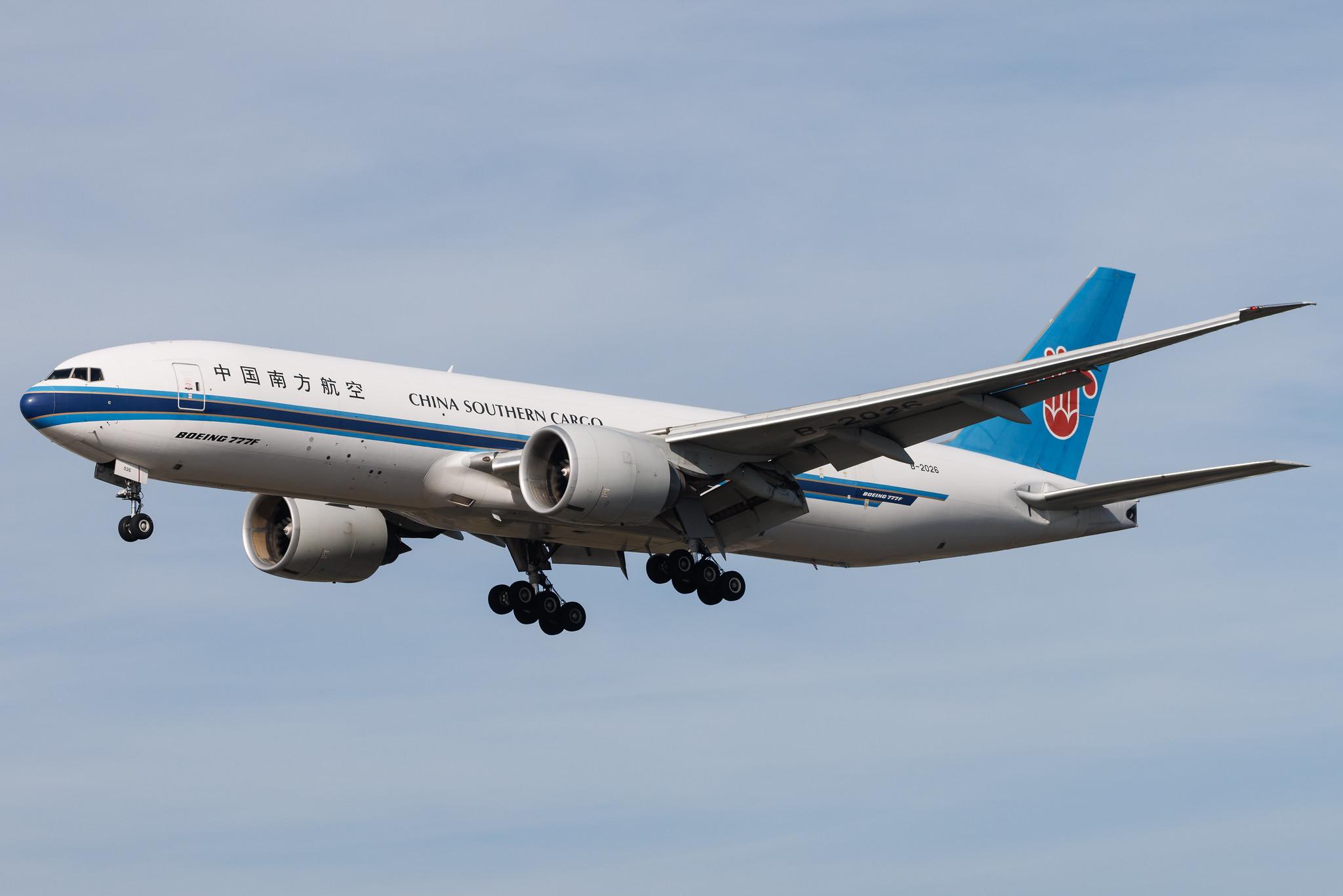 Frankfurt Airport: China Southern Cargo (CZ / CSN) | Operator: China Southern Airlines | Boeing 777-F1B B77L | B-2026 | MSN 41635