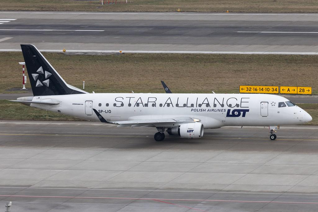 Flughafen Zürich: LOT (LO / LOT) | Livery: Star Alliance Livery | Embraer E175LR E75S | SP-LIO | MSN 17000321