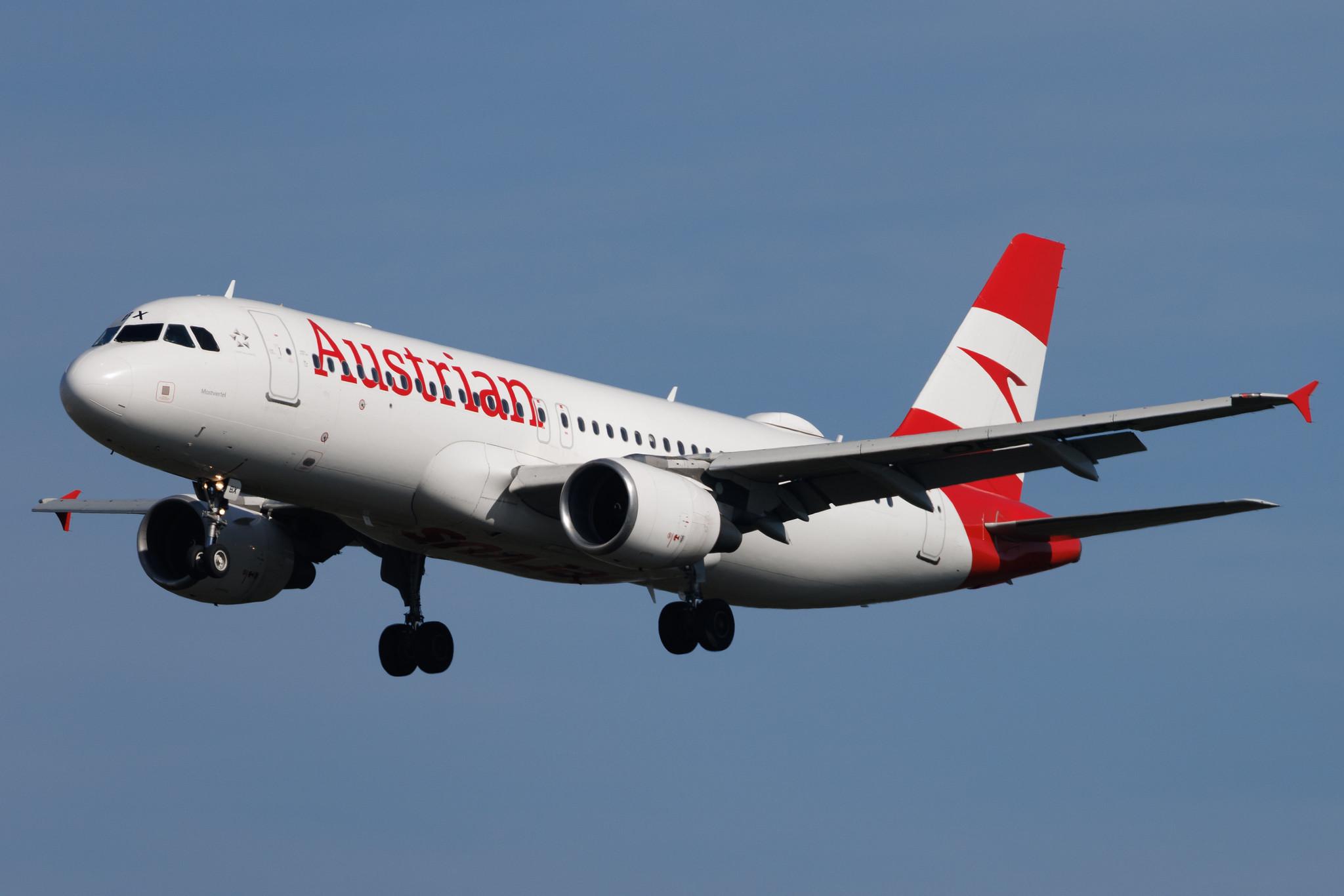 Frankfurt Airport: Austrian Airlines (OS / AUA) | Airbus A320-214 A320 | OE-LBX | MSN 1735