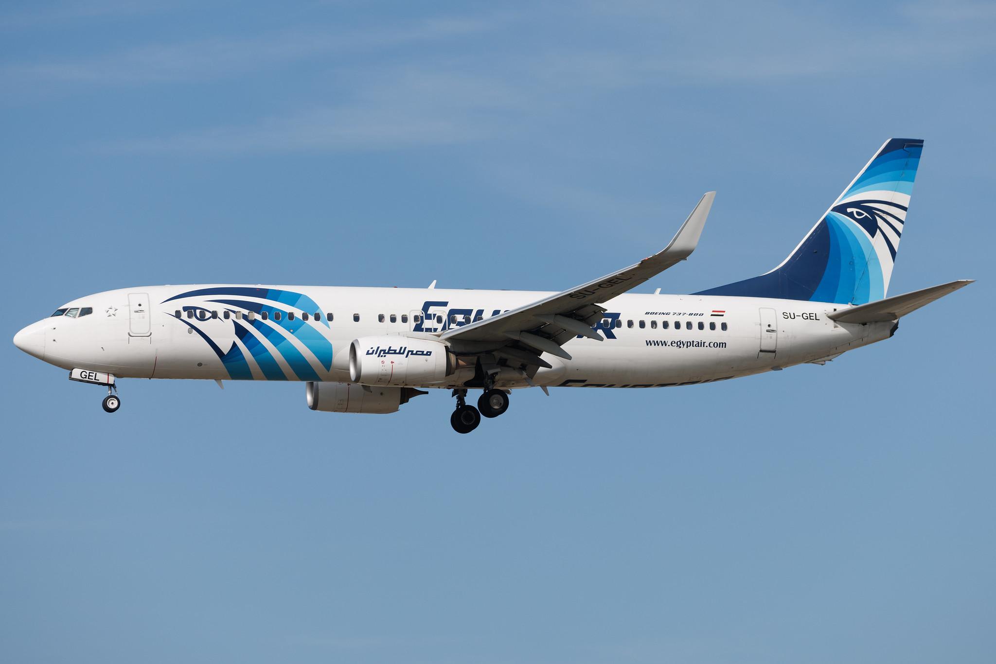 Frankfurt Airport: EgyptAir (MS / MSR) | Boeing 737-866 B738 | SU-GEL | MSN 63804