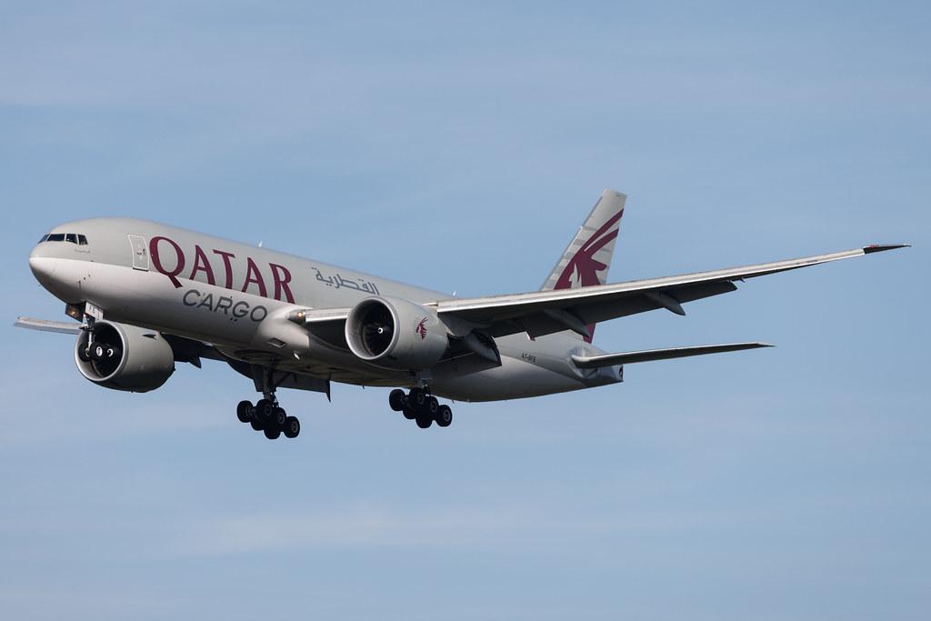 Frankfurt Airport: Qatar Cargo (QR / QTR) | Operator: Qatar Airways | Boeing 777-FDZ B77L | A7-BFE | MSN 39644