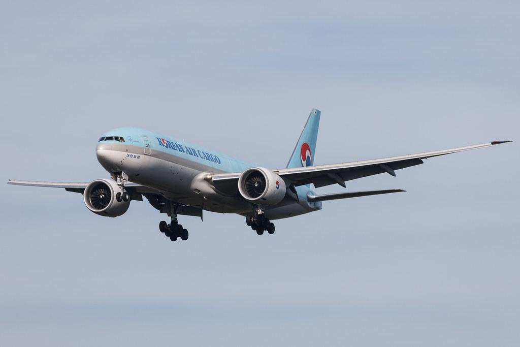 Frankfurt Airport: Korean Air Cargo (KE / KAL) | Operator: Korean Air | Boeing 777-FB5 B77L | HL8285 | MSN 37641