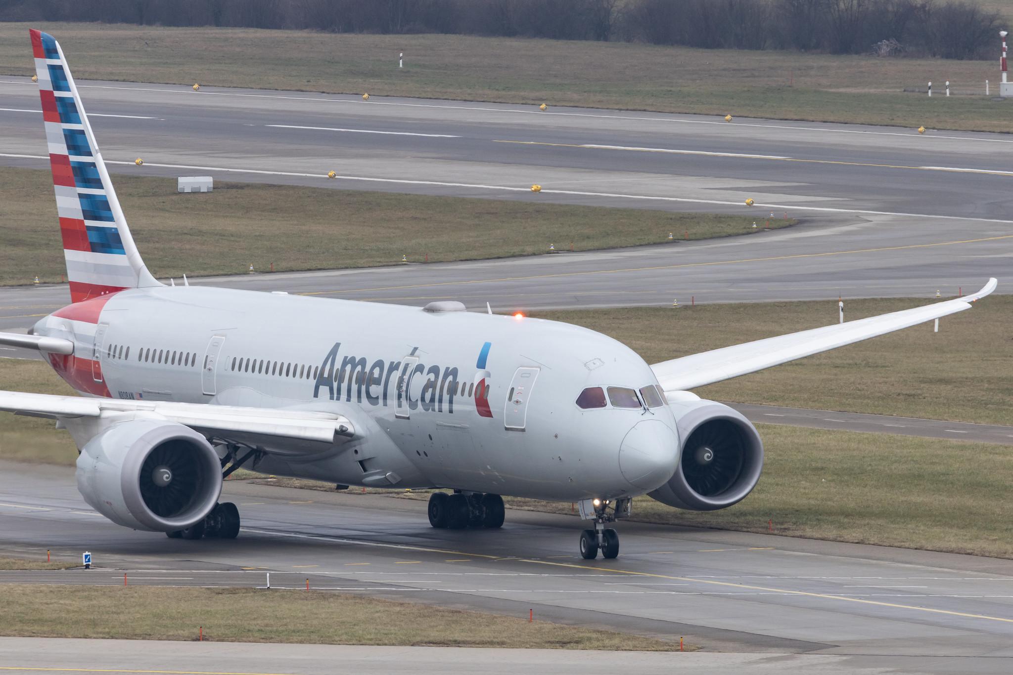 Flughafen Zürich: American Airlines (AA / AAL) | Boeing 787-8 Dreamliner B788 | N808AN | MSN 40626