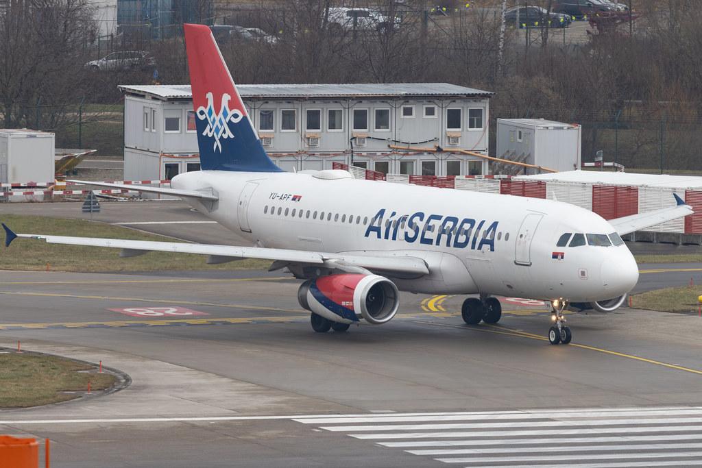 Flughafen Zürich: AirSERBIA (JU / ASL) | Airbus A319-132 A319 | YU-APF | MSN 3317