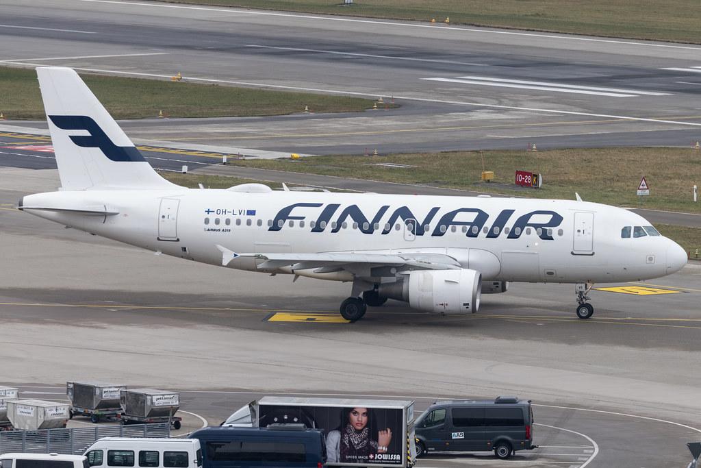 Flughafen Zürich: Finnair (AY / FIN) | Airbus A319-112 A319 | OH-LVI | MSN 1364