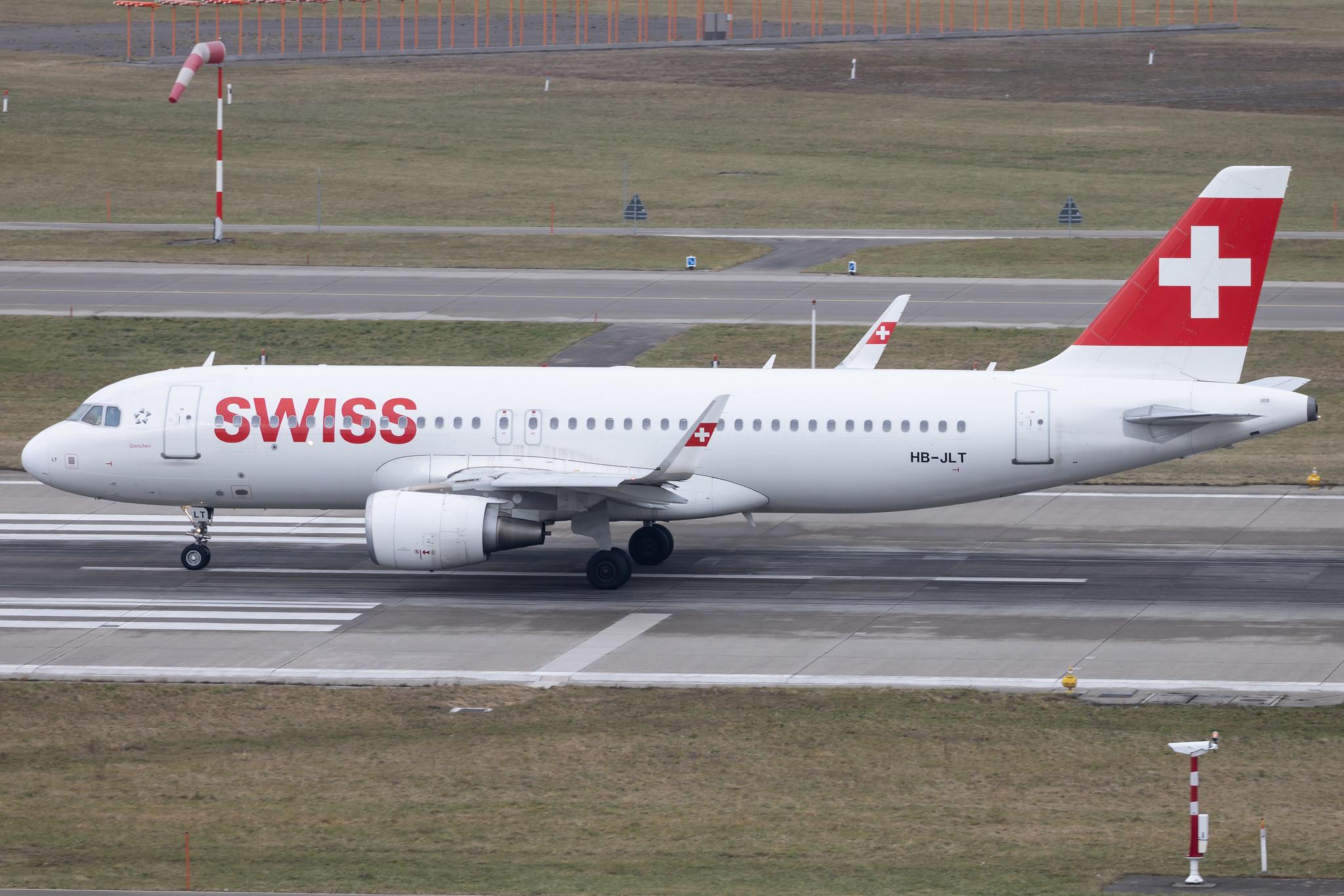 Flughafen Zürich: Swiss (LX / SWR) | Airbus A320-214 A320 | HB-JLT | MSN 5518