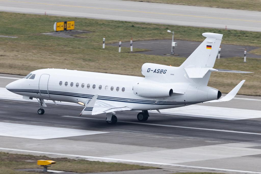 Flughafen Zürich: Airservices Bremgarten | Dassault Falcon 900LX F900 | D-ASBG | MSN 141