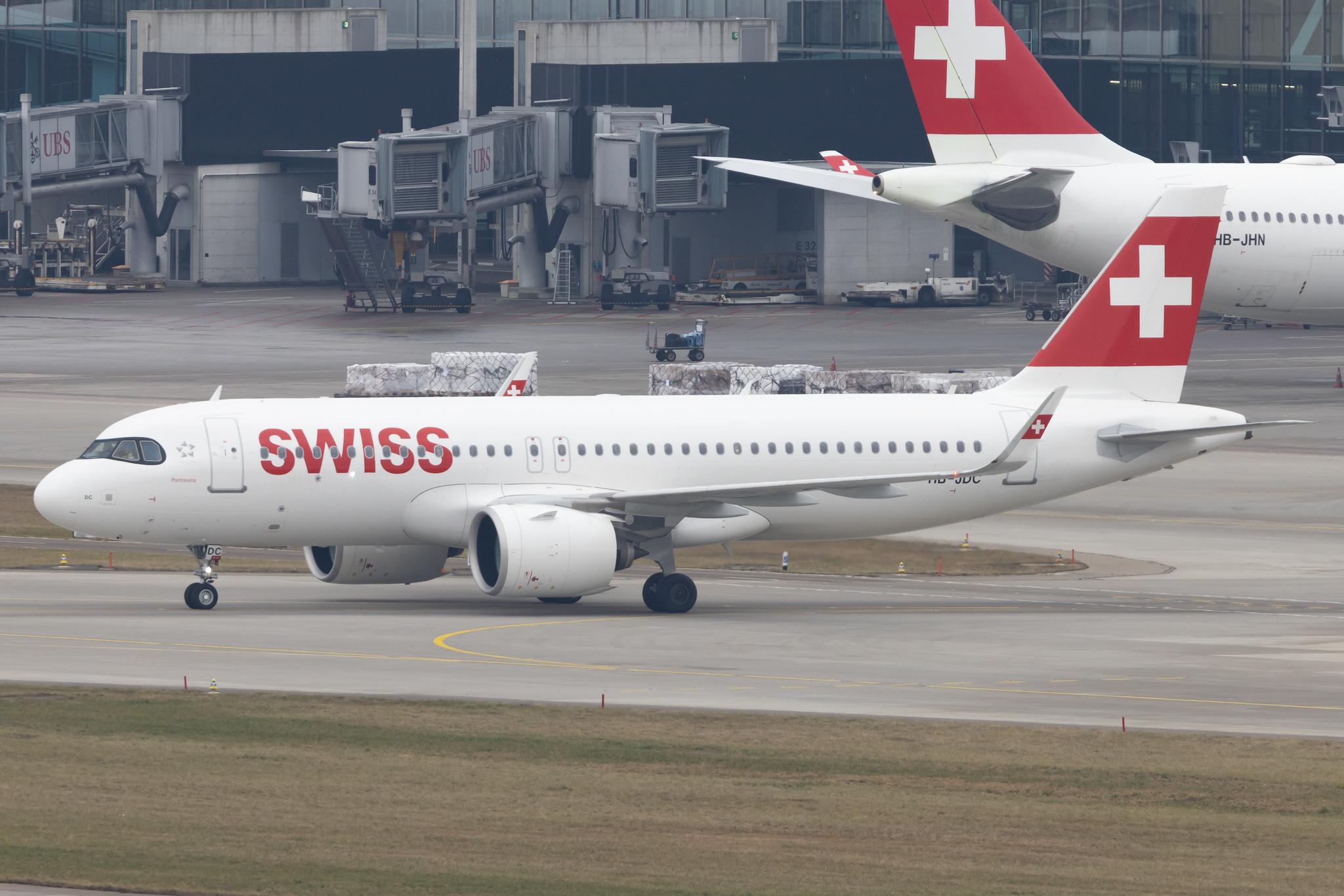 Flughafen Zürich: Swiss (LX / SWR) | Airbus A320-271N A20N | HB-JDC | MSN 10242
