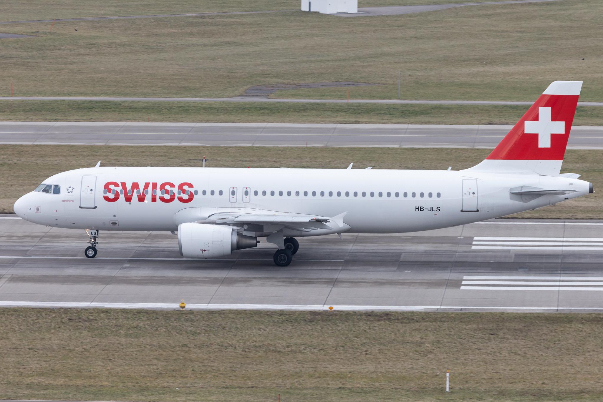 Flughafen Zürich: Swiss (LX / SWR) | Airbus A320-214 A320 | HB-JLS | MSN 5069