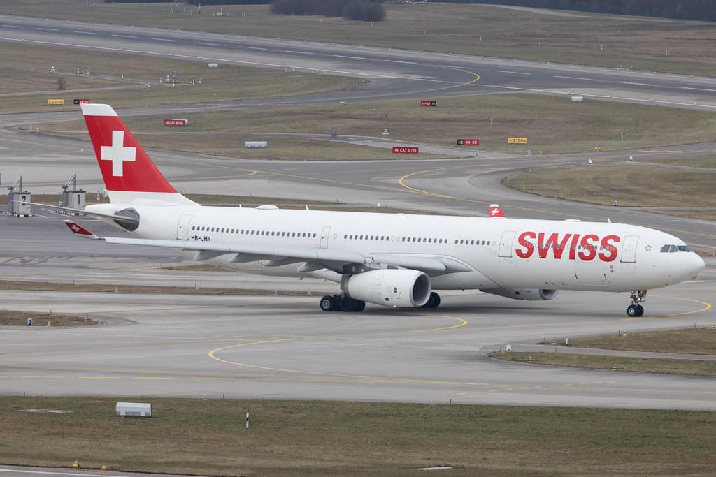 Flughafen Zürich: Swiss (LX / SWR) | Airbus A330-343 A333 | HB-JHN | MSN 1403