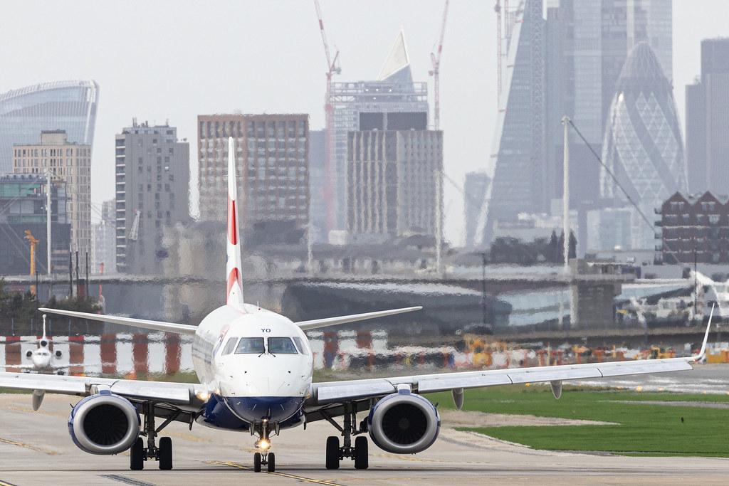 London City Airport: British Airways (BA / BAW) | Operator: BA CityFlyer | E190 | G-LCYO | MSN 19000430
