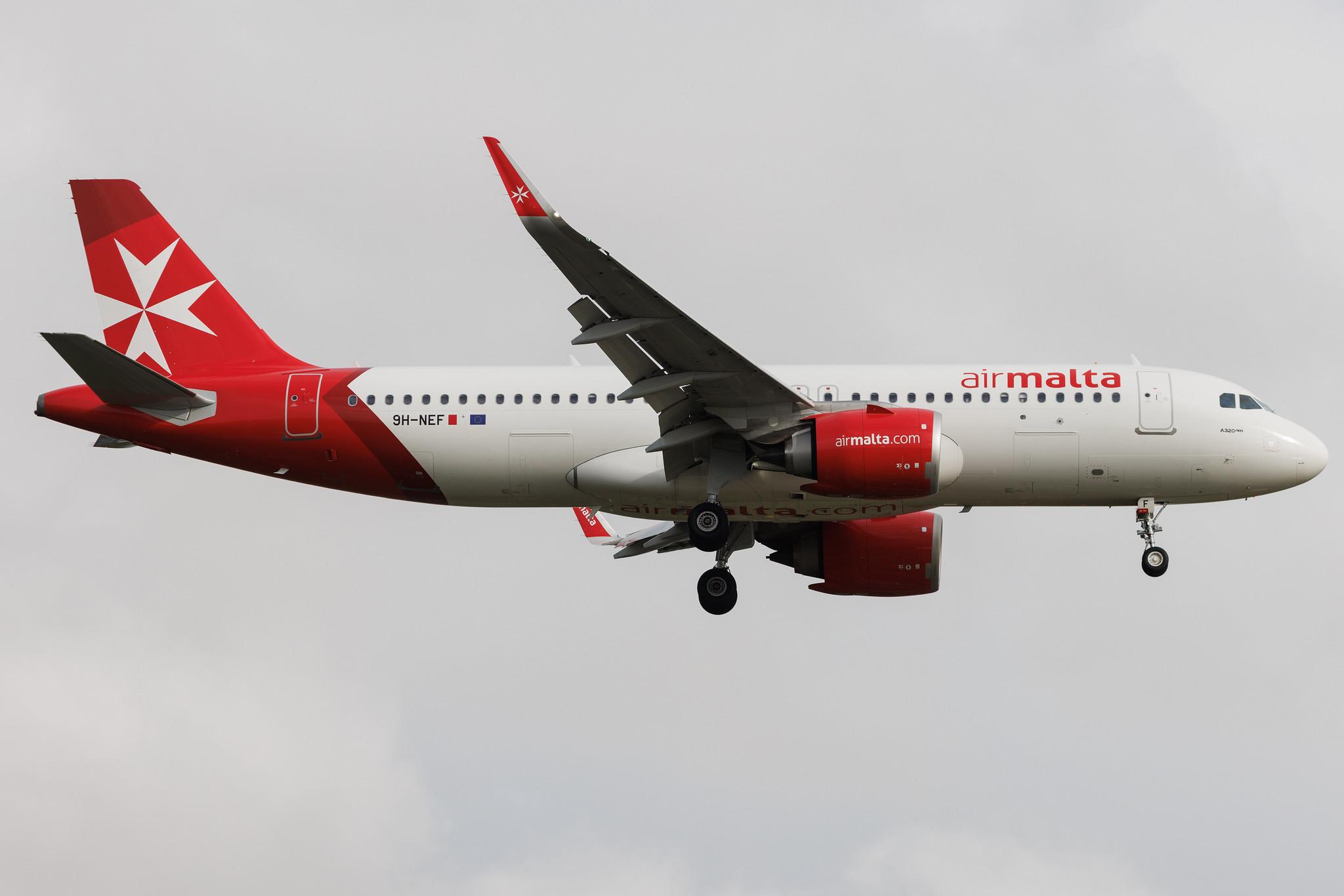 London Heathrow: Air Malta (KM / AMC) | Airbus A320-251N A20N | 9H-NEF | MSN 11518