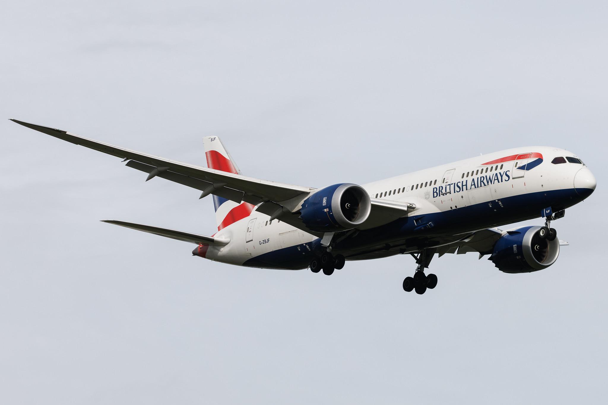 London Heathrow: British Airways (BA / BAW) | Boeing 787-8 Dreamliner B788 | G-ZBJF | MSN 38613