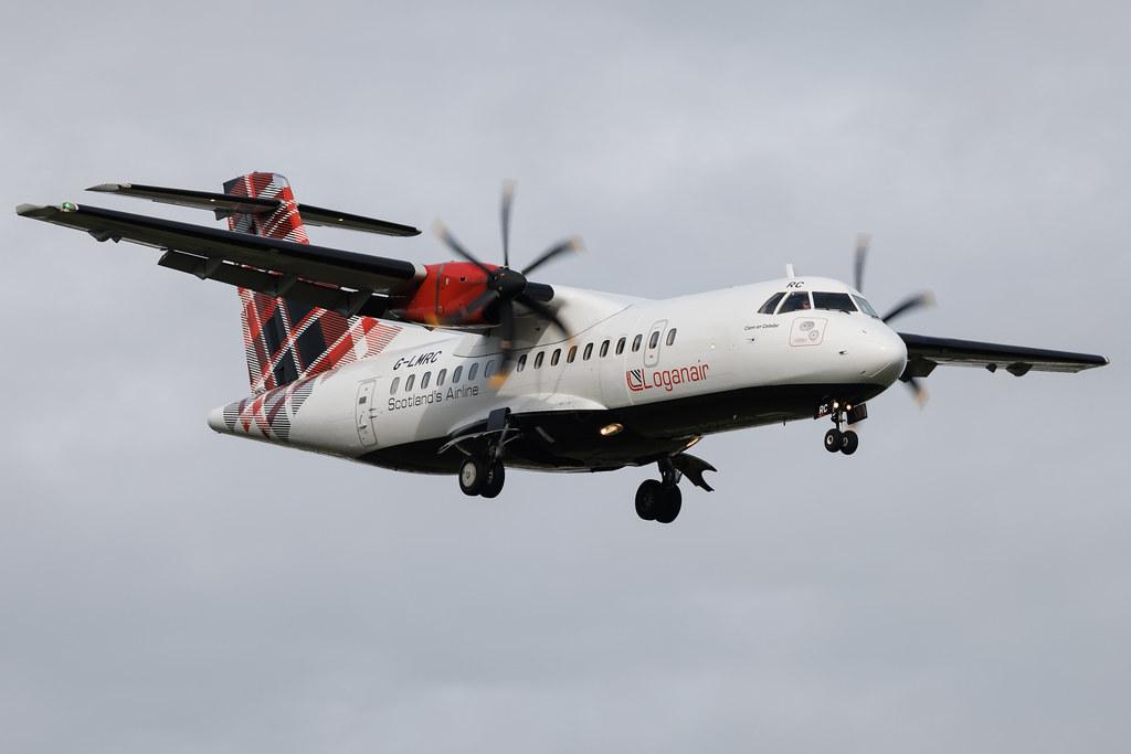 London Heathrow: Loganair (LM / LOG) | ATR 42-500 AT45 | G-LMRC | MSN 0480