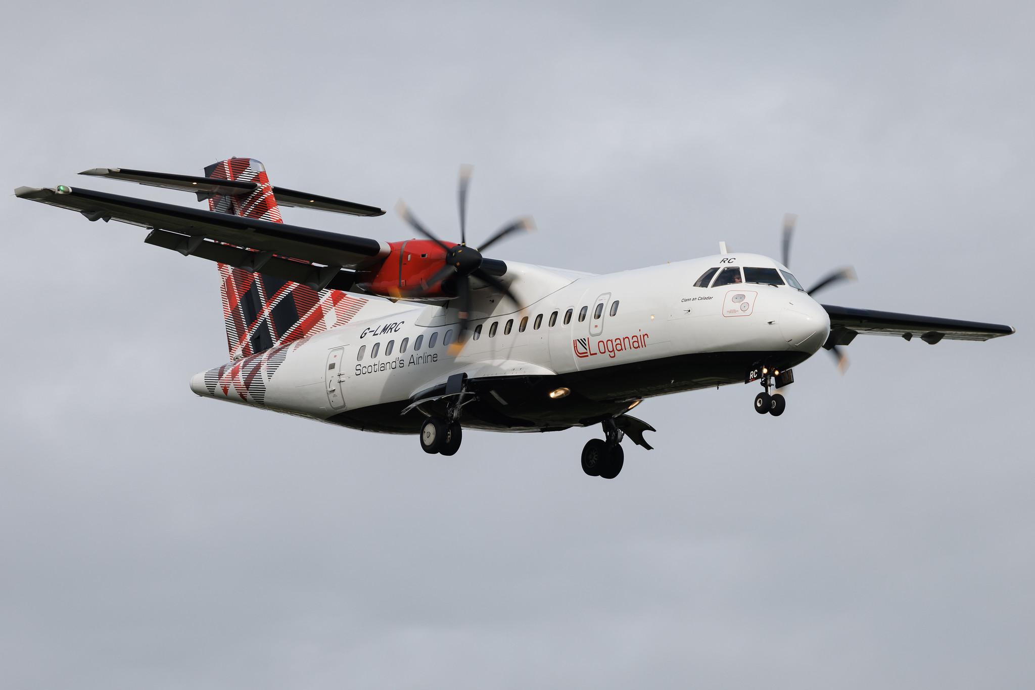 London Heathrow: Loganair (LM / LOG) | ATR 42-500 AT45 | G-LMRC | MSN 0480