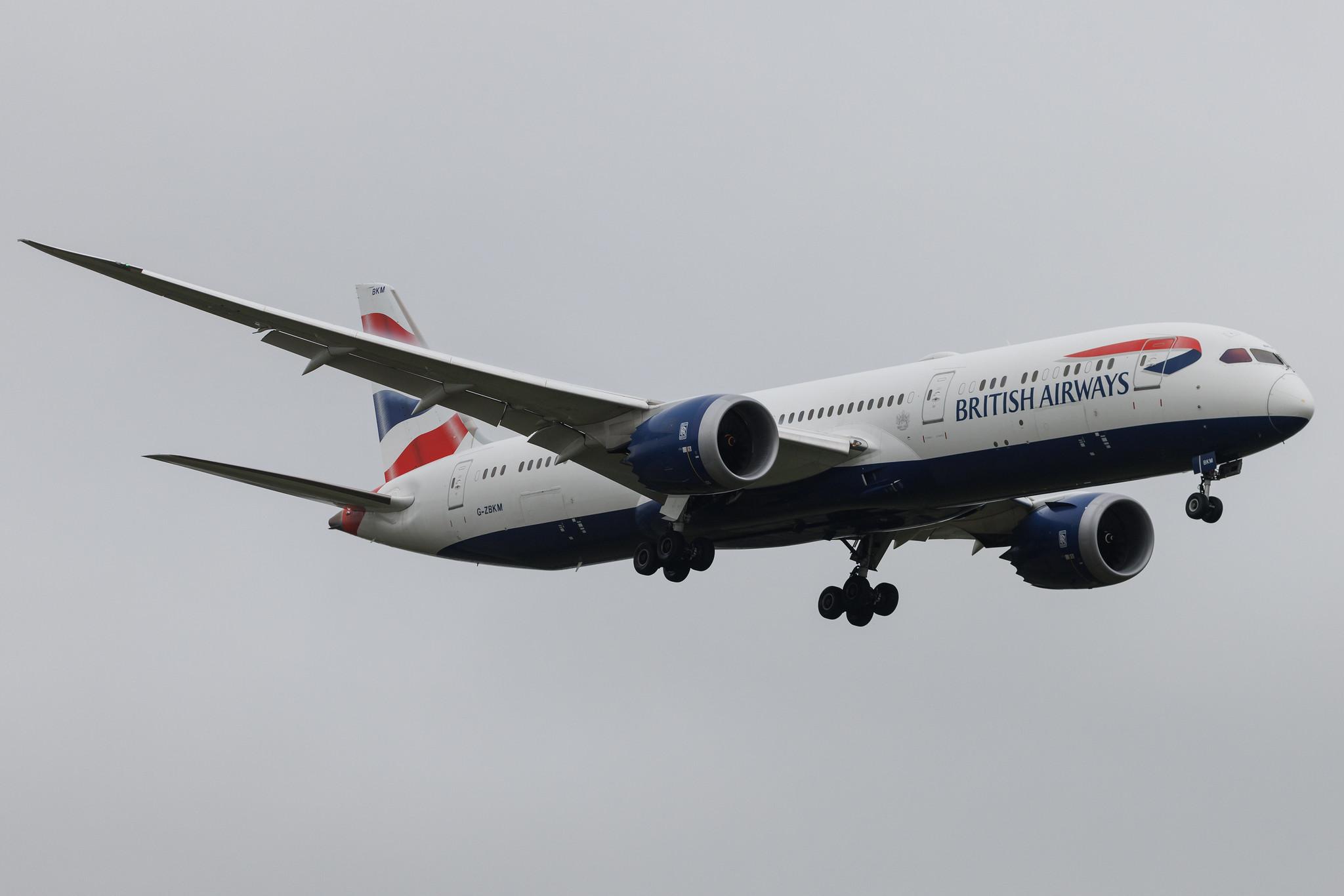 London Heathrow: British Airways (BA / BAW) | Boeing 787-9 Dreamliner B789 | G-ZBKM | MSN 38629