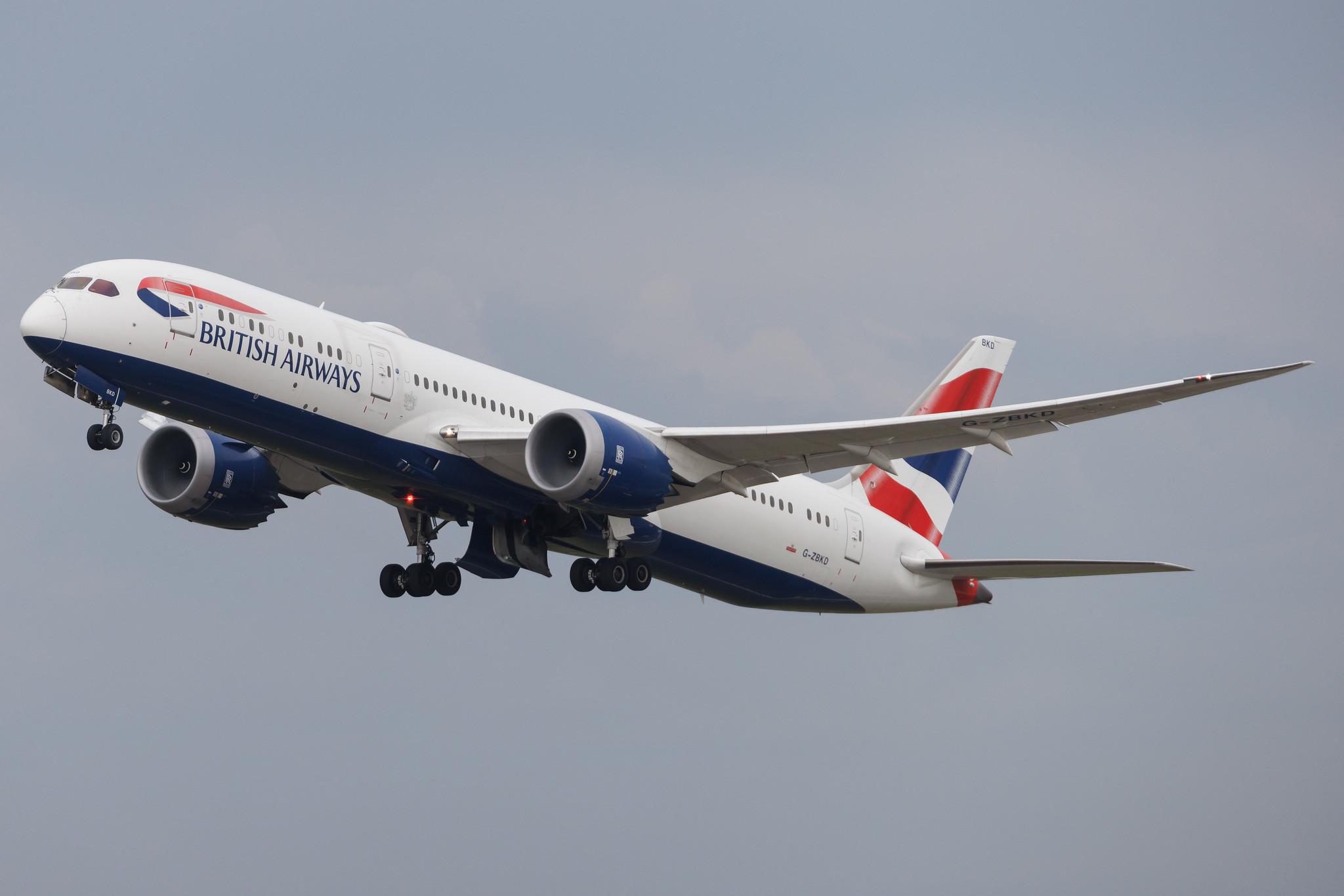 London Heathrow: British Airways (BA / BAW) | Boeing 787-9 Dreamliner B789 | G-ZBKD | MSN 38618